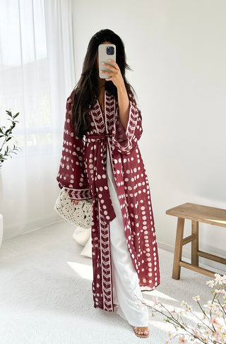 Kimono bordeaux