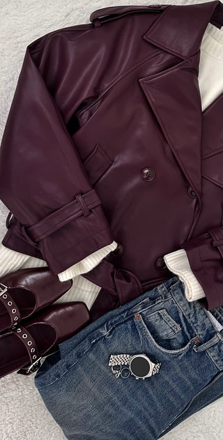 Trench Burgundy